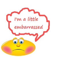 embarrased face embarrased face