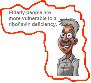 elderly people riboflavin